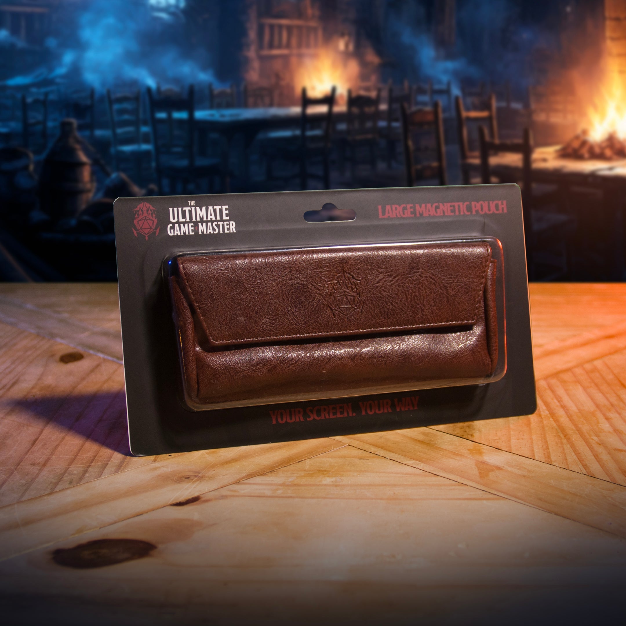 Large Magnetic Pouch - Premium Storage for Game Master Screen DM Accessories